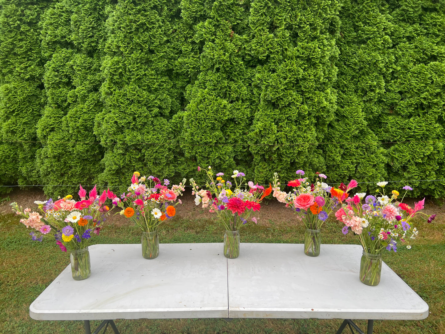 Large Ball Jar Arrangements (5 Pack)