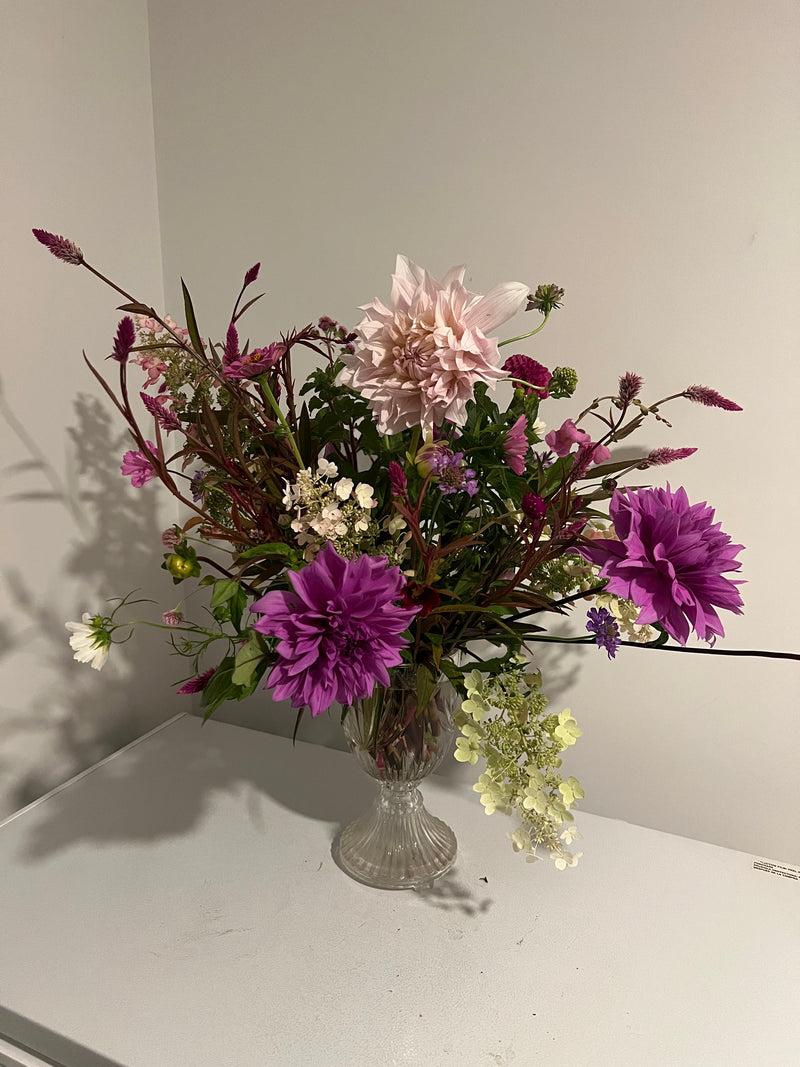 Magenta studio arrangement