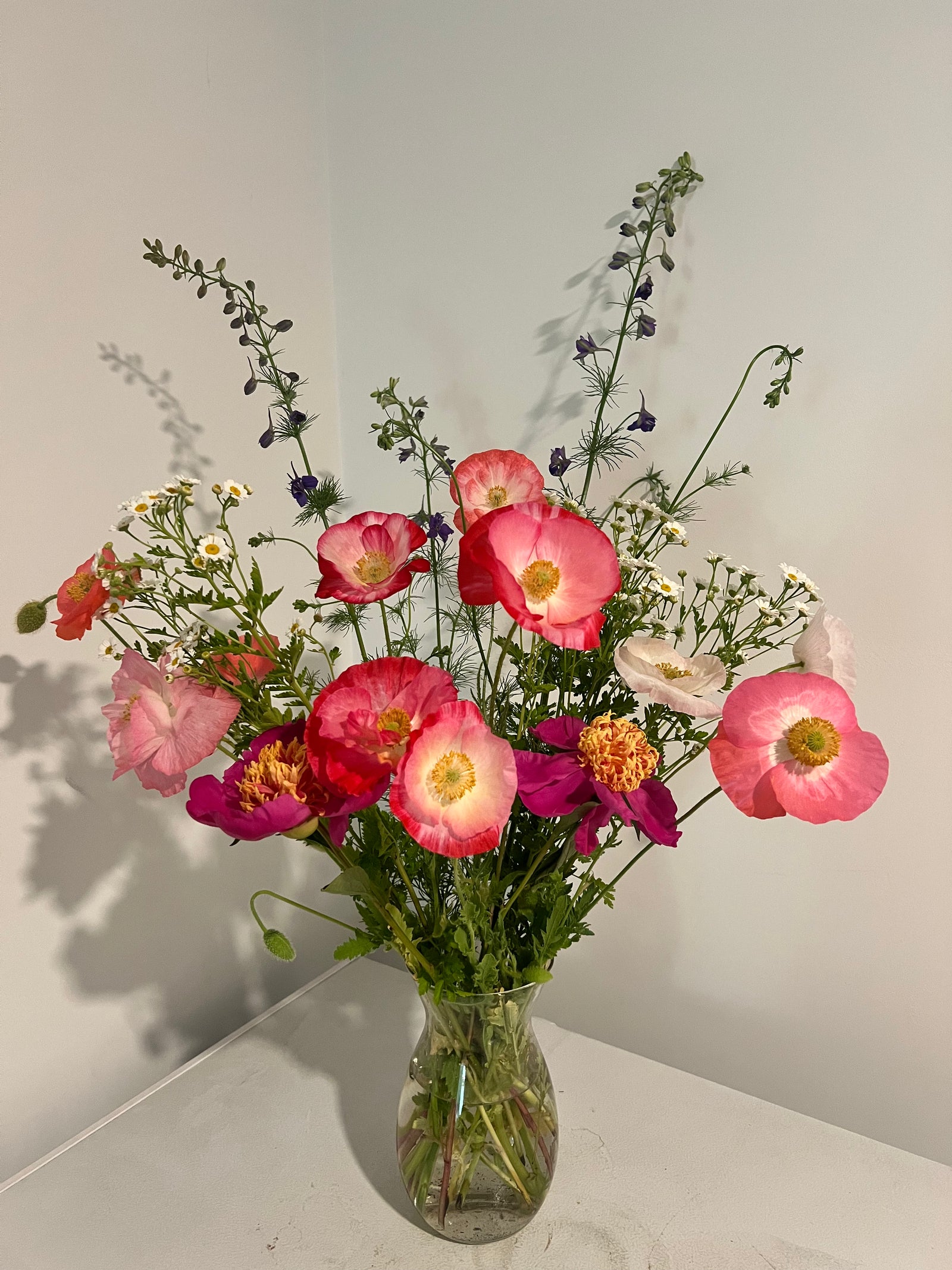Medium Glass Vase Arrangement