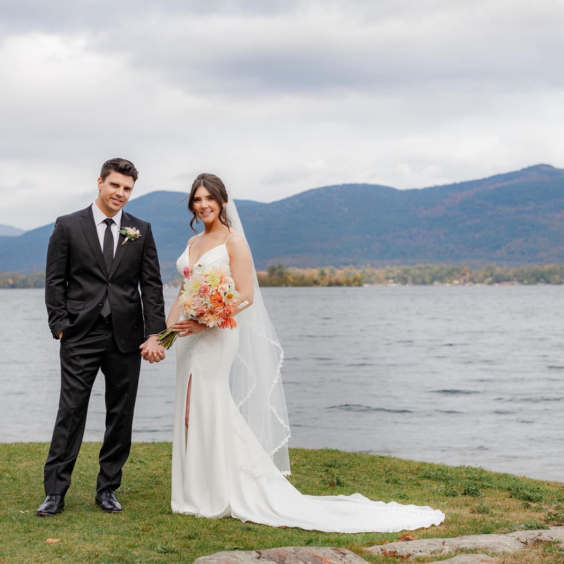 Couple at the lakeshore