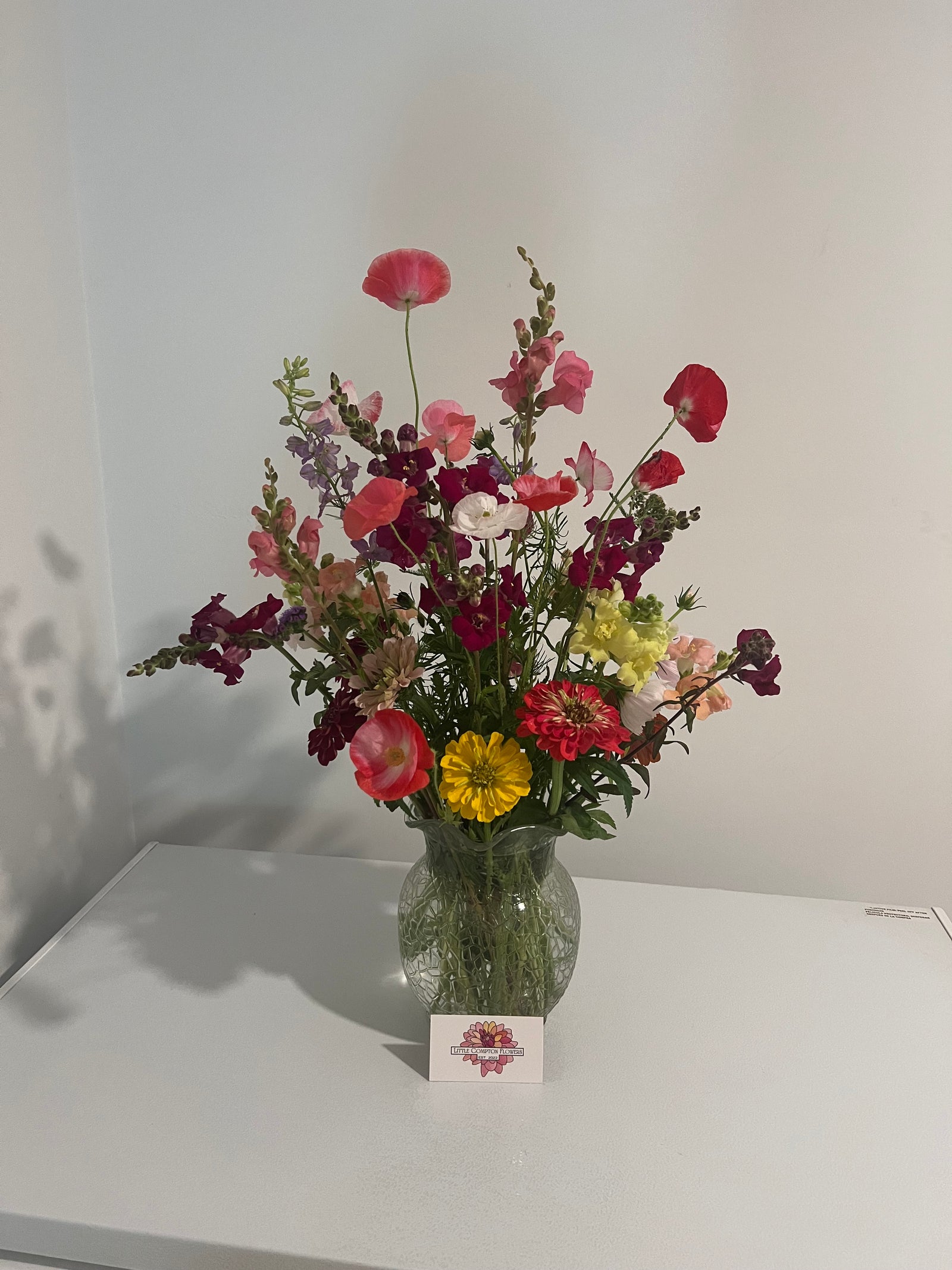 Large Glass Vase Arrangement